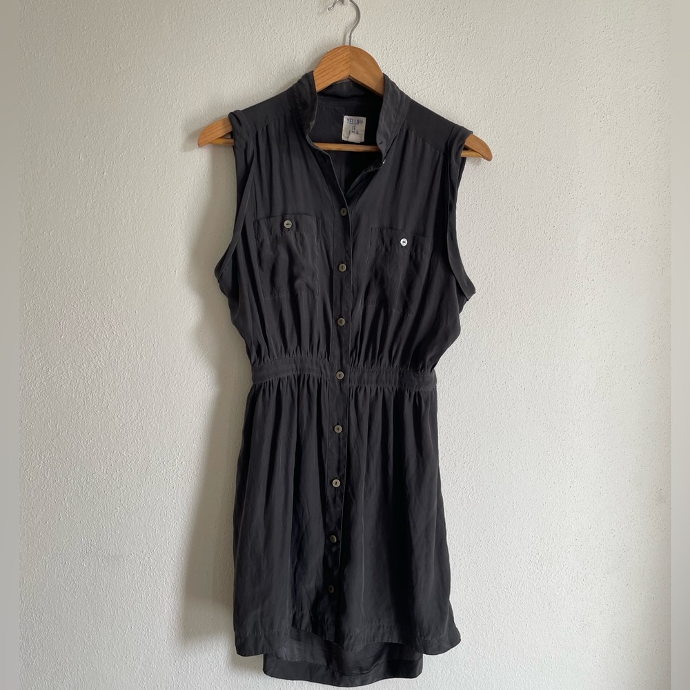 Silk Shirt Dress